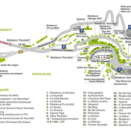 Apartmán Au Pied Des Pistes + Cellier La Mongie